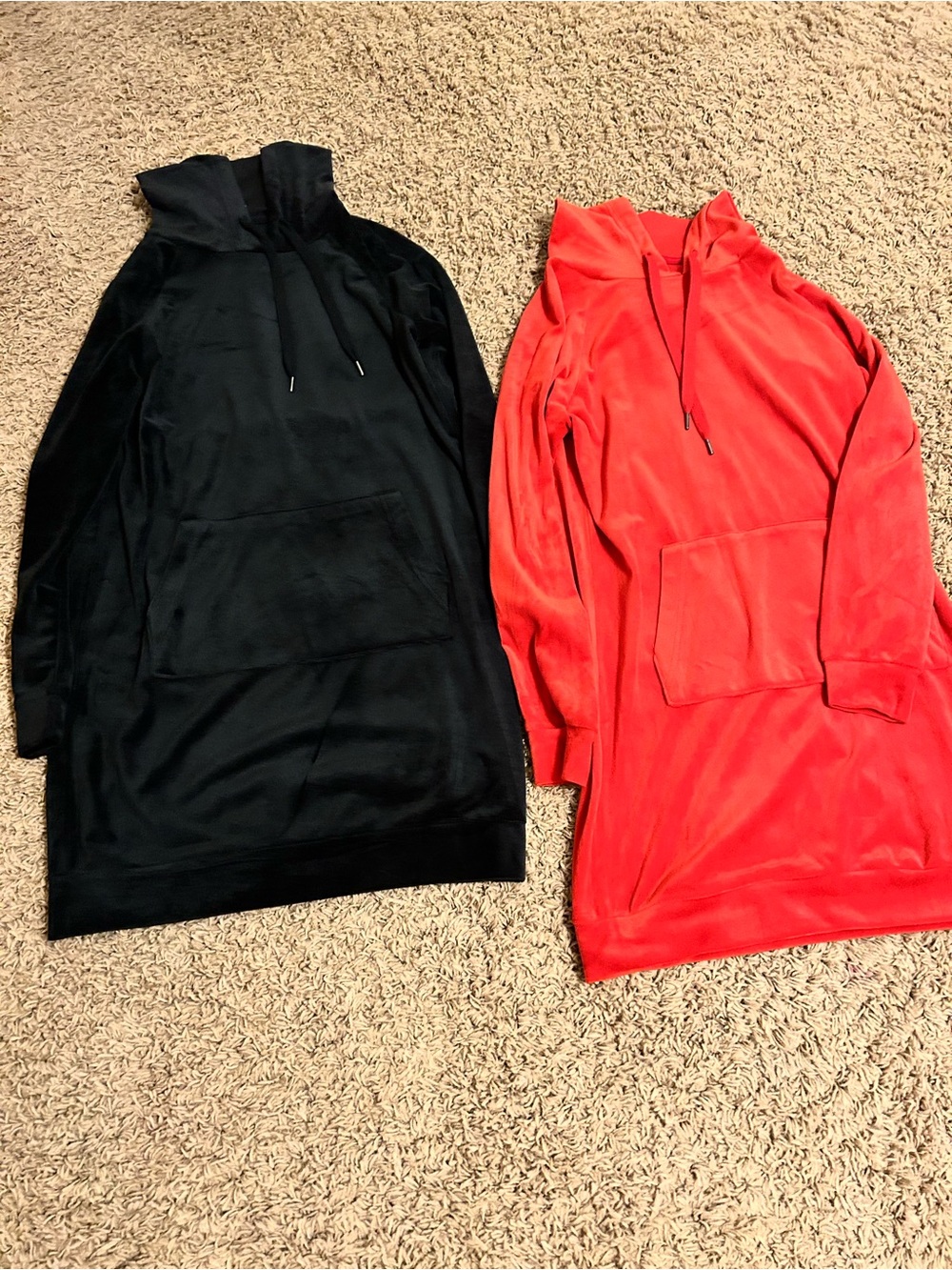 No boundaries velour hoodie dresses size small